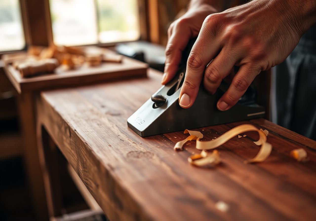 Hand-finished hardwood detail